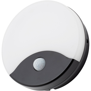 Alford Outdoor LED Round Bulkhead Wall Light with PIR Sensor