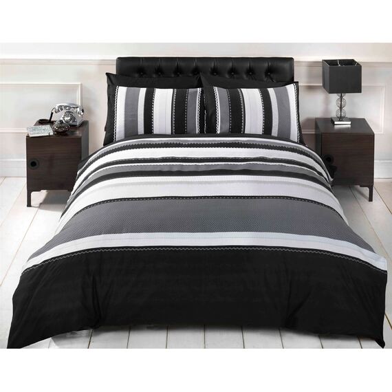 Detroit Striped Duvet Cover Set