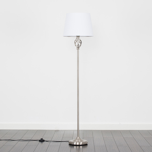Memphis Twist Floor Lamp with Tapered Shade