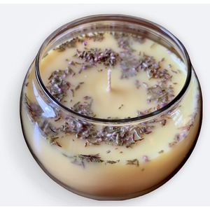 Heather Scented Organic Wax Bowl Candle