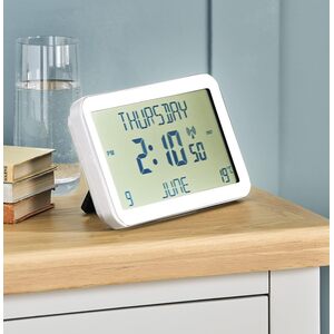 Easy To Read Radio Controlled Calendar Clock