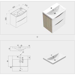 Wall Vanity Unit Basin