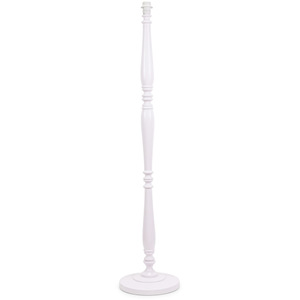 Victoria White Wood Floor Lamp Base