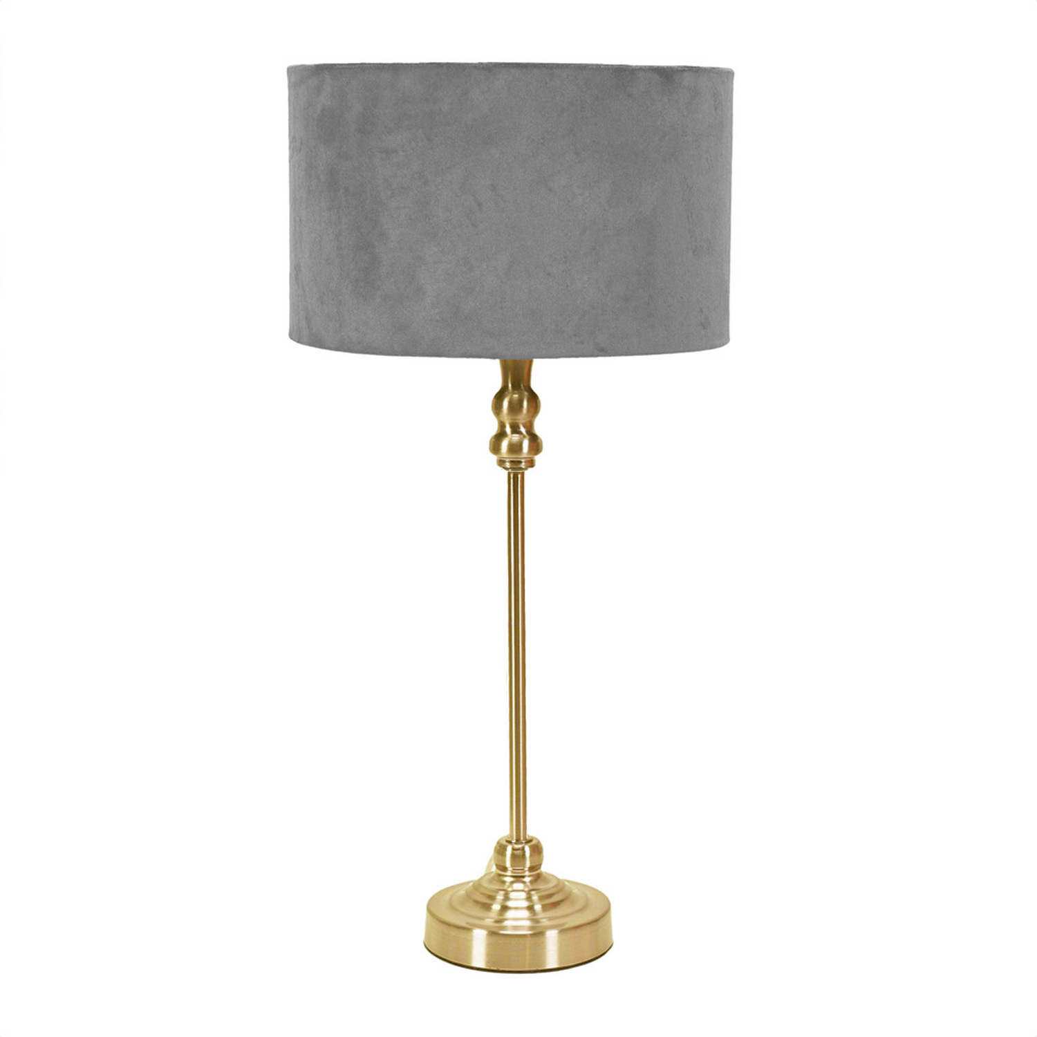 Image of Maggie Gold Table Lamp Velvet Shade&hellip;