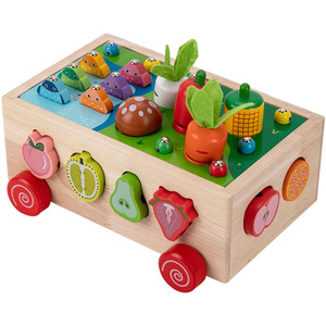 7-in-1 Wooden Shape Sorter Educational Toy Set for Toddlers