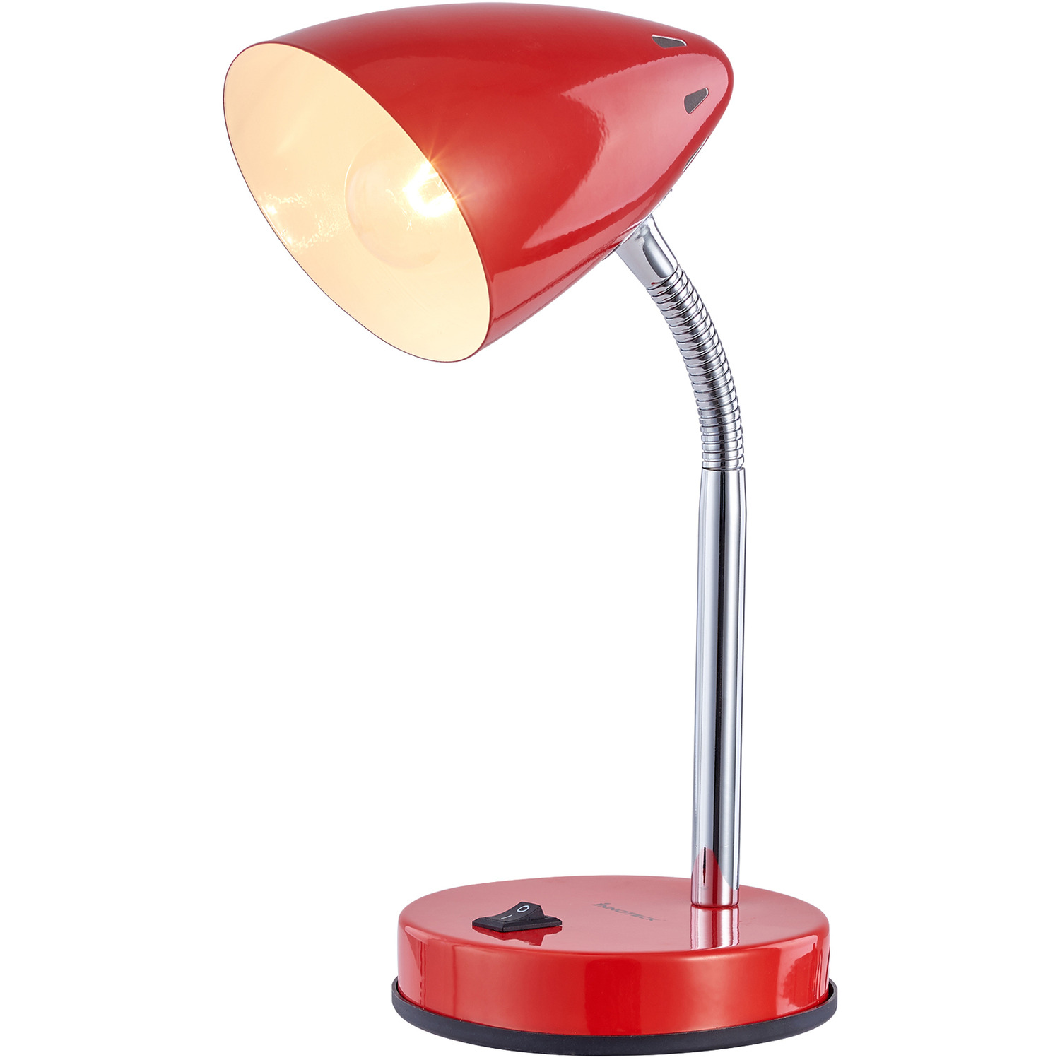 Adjustable Cone Desk Lamp - Red