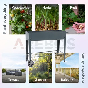 Anthracite Raised bed with wheels shot 7626891