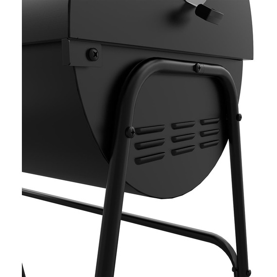 Barrel Charcoal BBQ Grill with Lid Large grill surface 