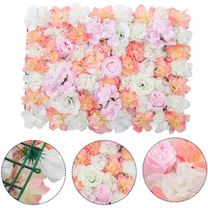 Artificial Flowers Rose Wall Panel Backdrop Decor