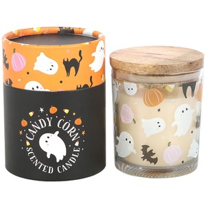 Sweet and Spooky  Scented Candy Corn Jar Candle