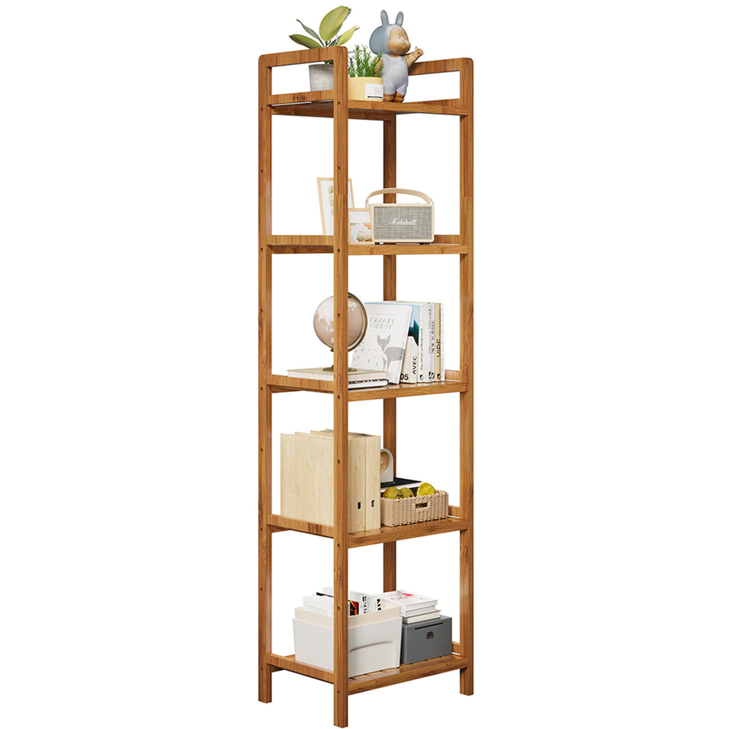 Kidkid Bookcase And Display Shelf - Brown / 35Cm / 128Cm