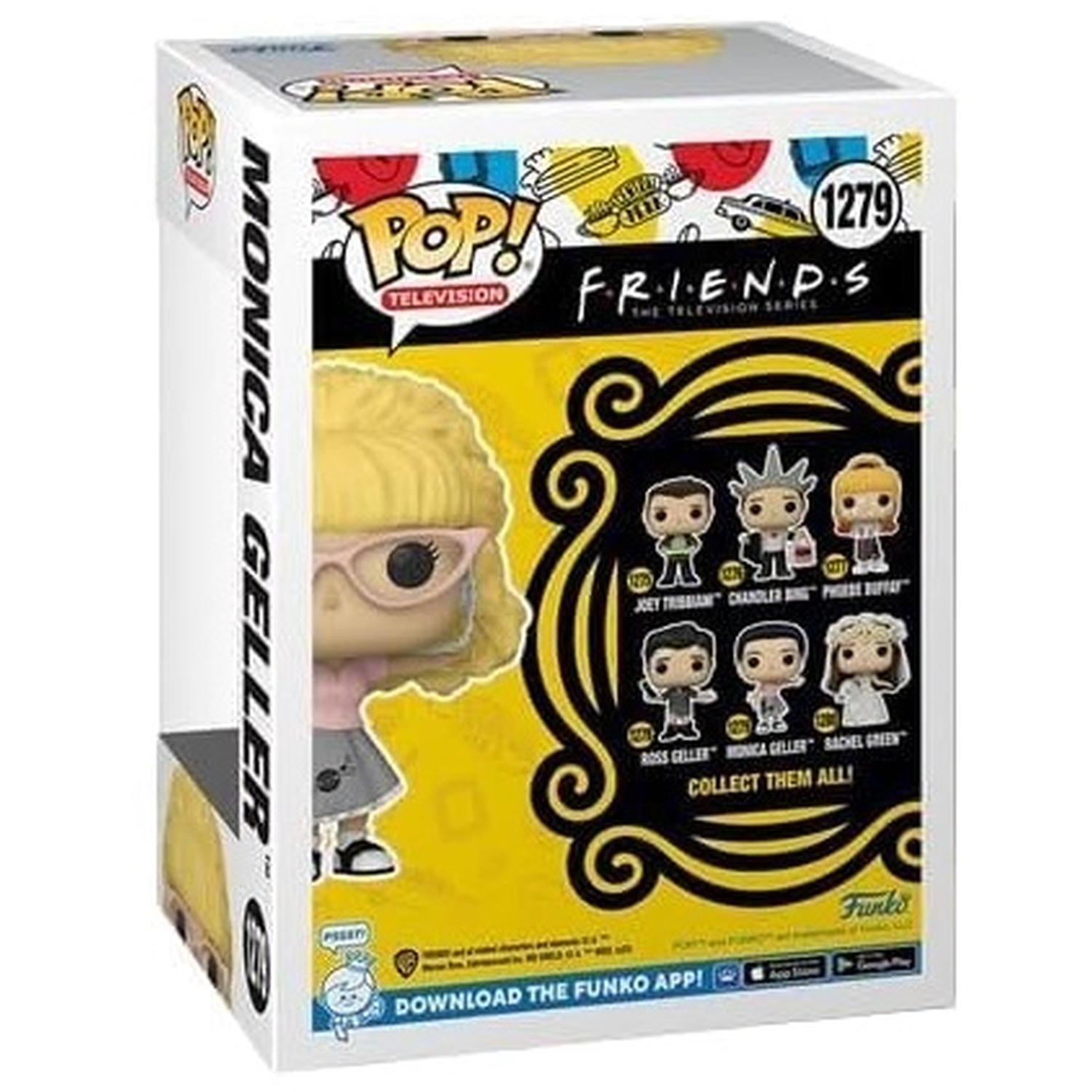 Funko POP TV Friends Waitress Monica Geller Limited Chase Edition.