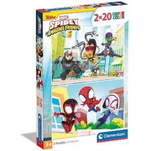 Spidey And His Amazing Friends 2 x 20 Piece Puzzle Set
