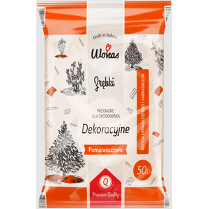 Decorative Orange Wood Chips Mulch 50L