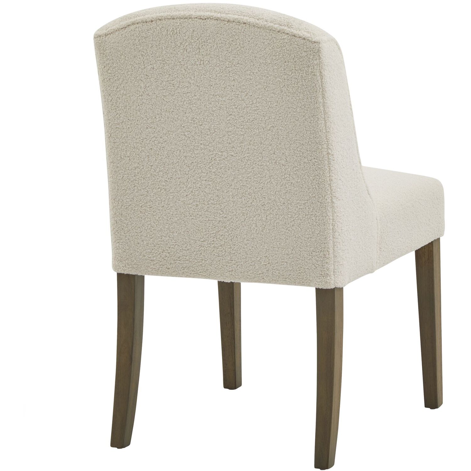 Compton Boucle Dining Chair With Rubberwood Frame