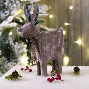 Wooden Reindeer Decoration