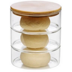 Pack of 3 Dough Maturing Containers