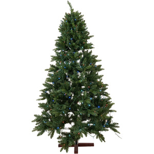 Lifeideas 4ft RGB Artificial Christmas Tree with Wooden Stand