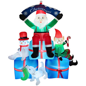 2.1m Outdoor Christmas Inflatable with LED Lights
