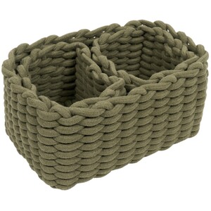 Set of 3 Woven Rope Baskets