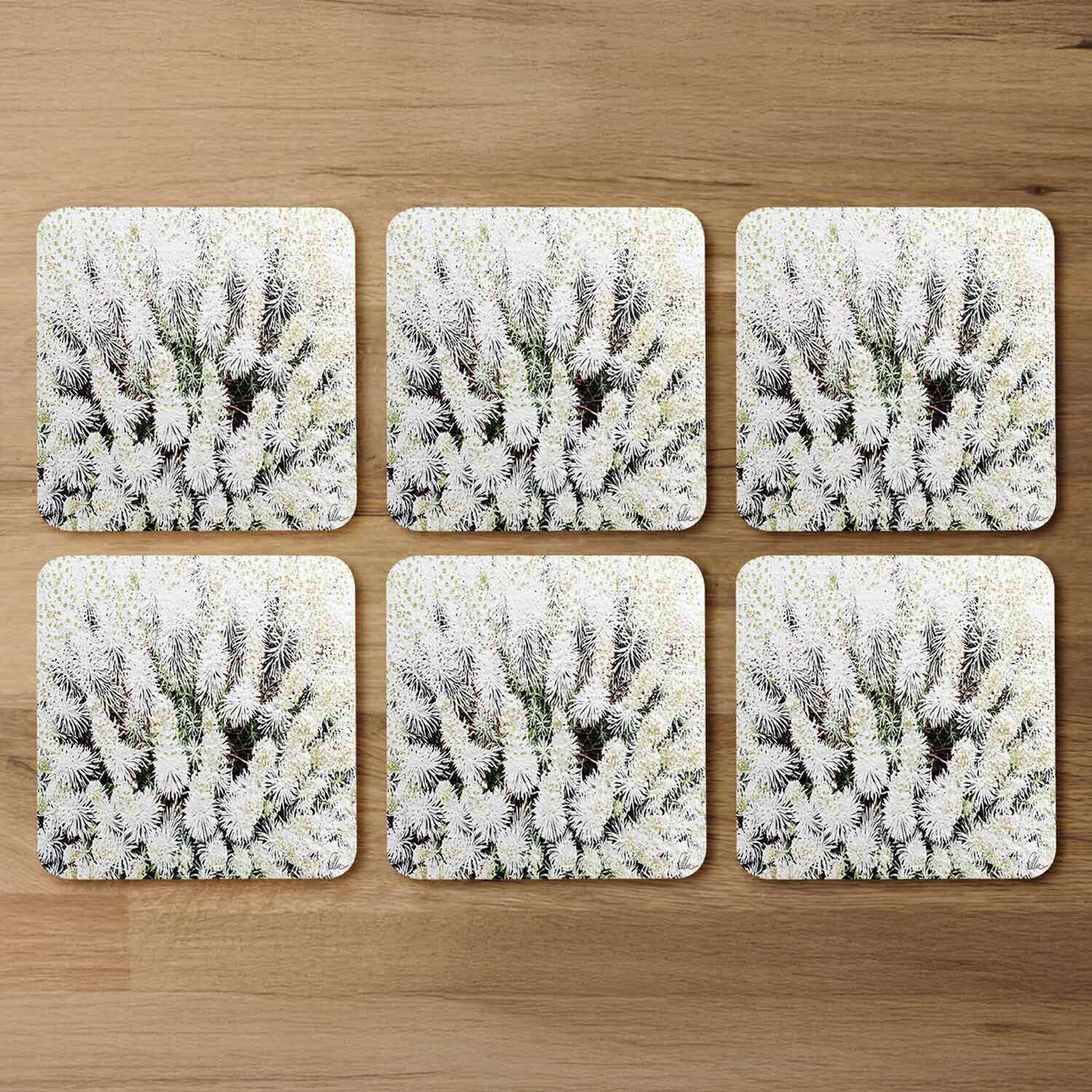Beautifully White Coaster - White