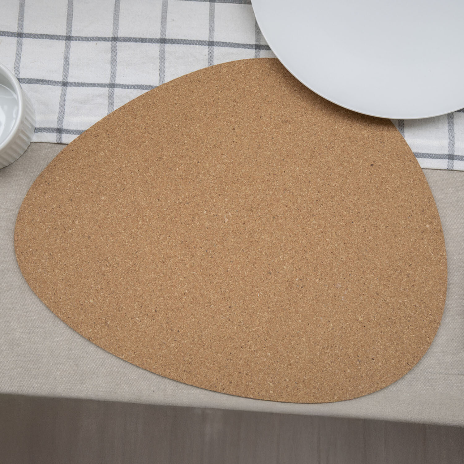 Image of Mikasa Pebble-Shaped Cork Placemats, Set of&hellip;