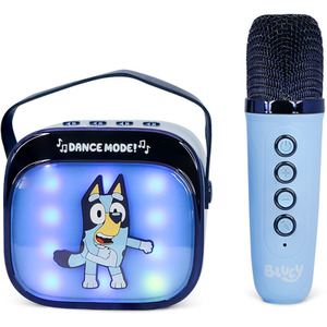 Bluey Popsing Led Light-Up Wireless Karaoke Speaker and Microphone