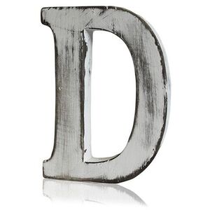 Handcrafted Shabby Chic Alphabet Letter D