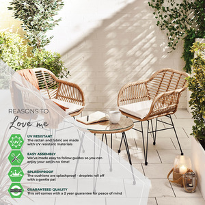 Bistro Set - Belize Garden Rattan Set