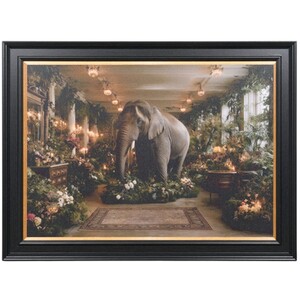 Botanical Elephant Framed Print