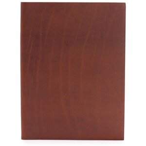 Large Dark Tan Daily Notebook Lined Pages
