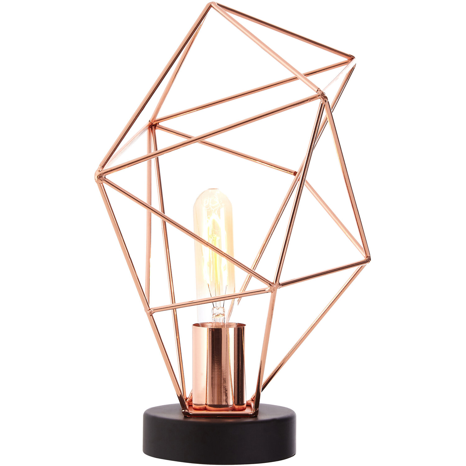 Wyra Copper Finish Table Lamp - Gold