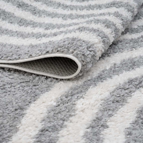 The Rugs Moodi Scandinavian Design Patterned Shaggy Runner