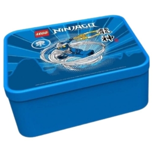 LEGO NINJAGO Jay ZX Lunch Box Kids Food Storage Container Blue
