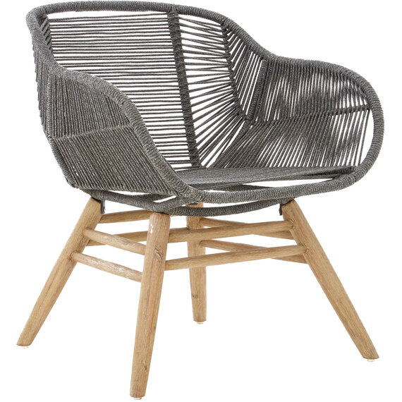 Sisal Grey Rope Armchair