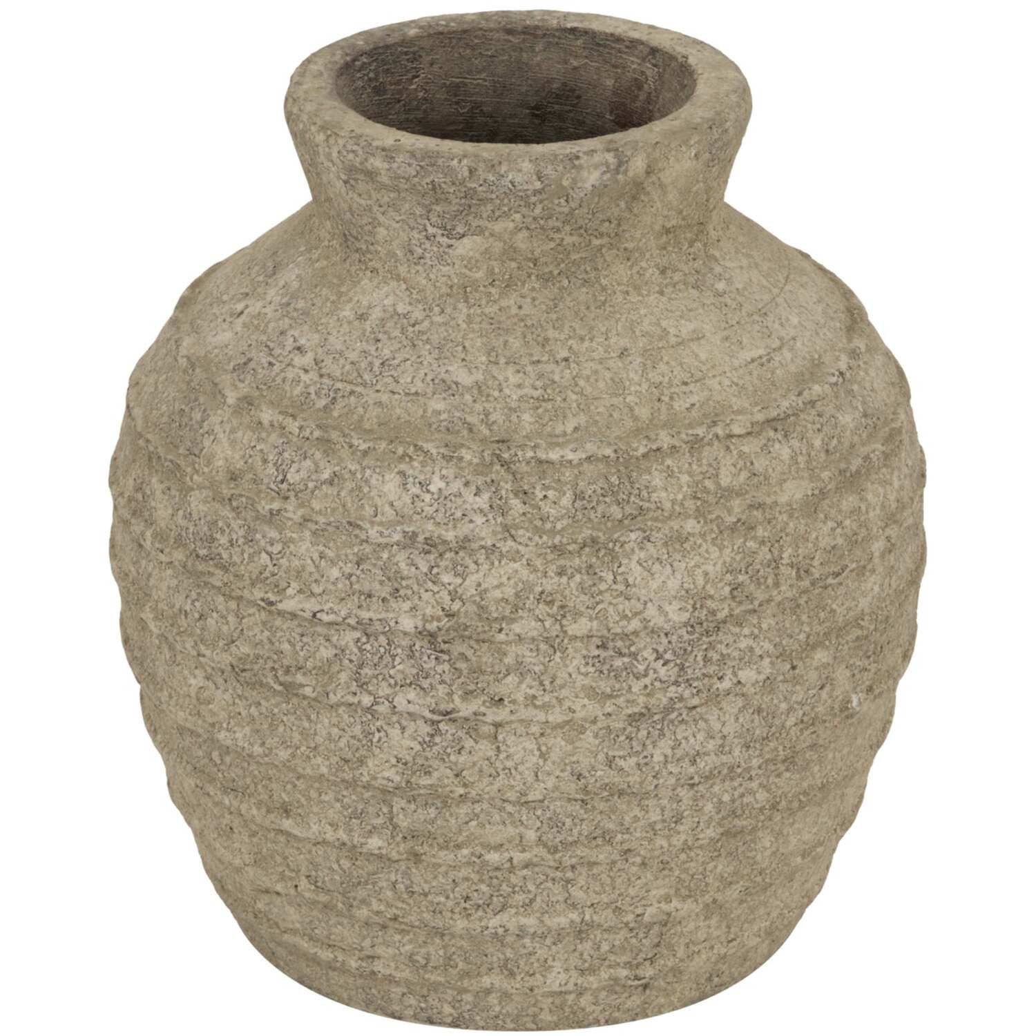 Starfern Large Tuscan Stoneware Vase - Grey