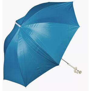 threaded Clamp Garden Beach Parasol Umbrella UV Protection - Red