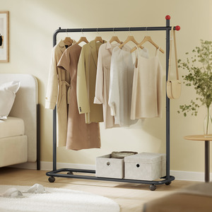 Clothes Rail, Clothes Rack on Wheels, Portable Clothing Rack