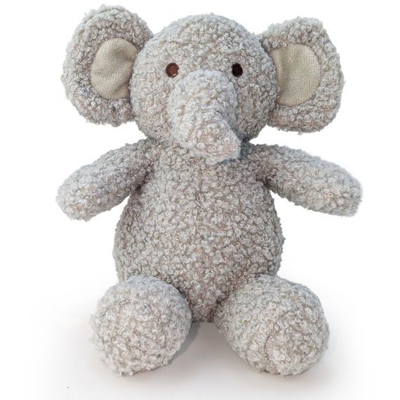 HugglePets Tiny Tails Elephant Eddie Squeaky Puppy Toy