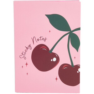 wilko Cherry Check Sticky Notes