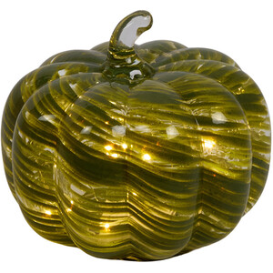 LED Glass Pumpkin
