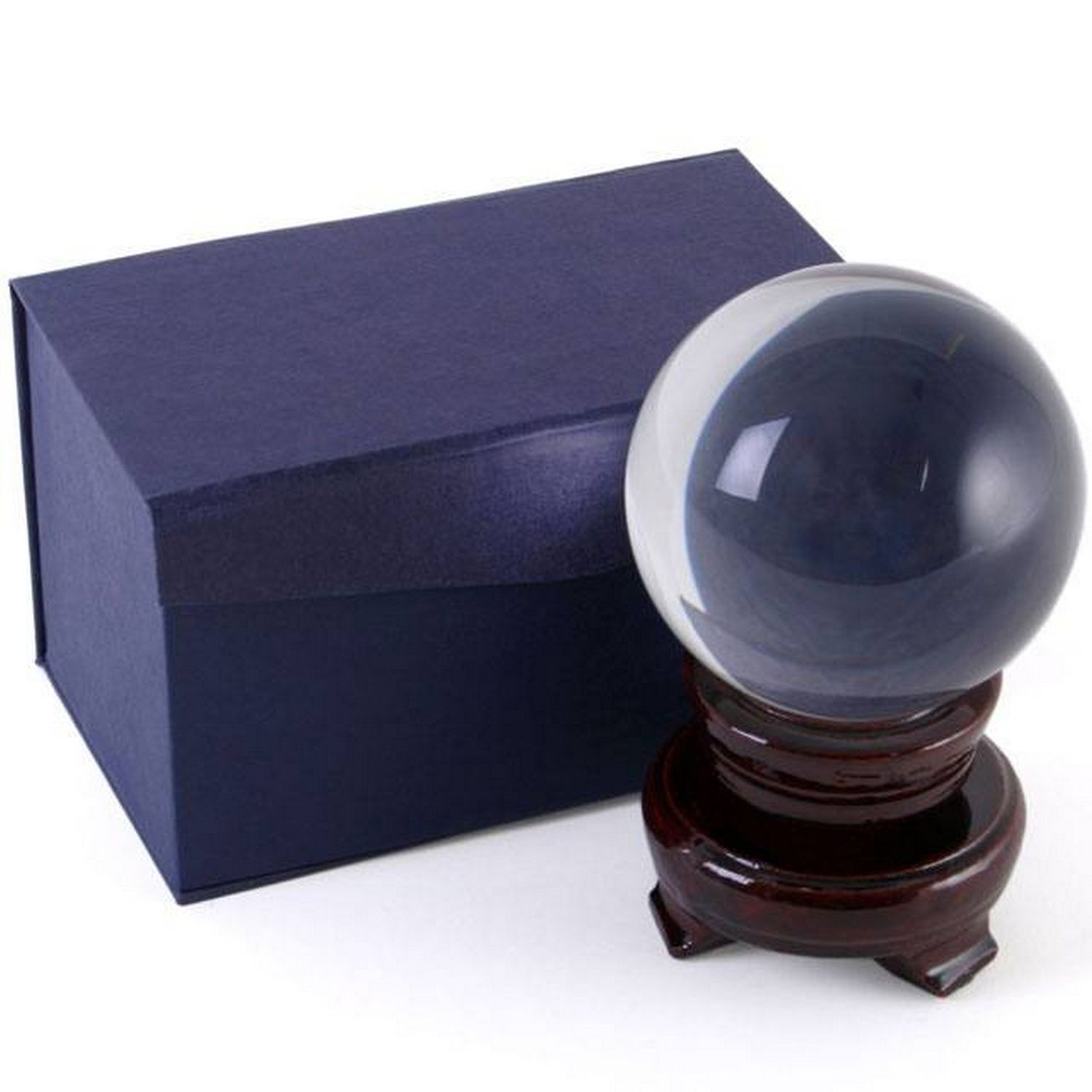 Something Different 8Cm Crystal Ball - Transparent