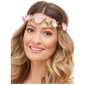 Smiffys Womens/Ladies Daisy Flower Headband (Pack of 3)