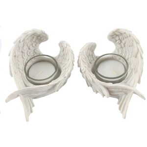 Something Different Angel Wings Tea Light Holder (Pack of 2)