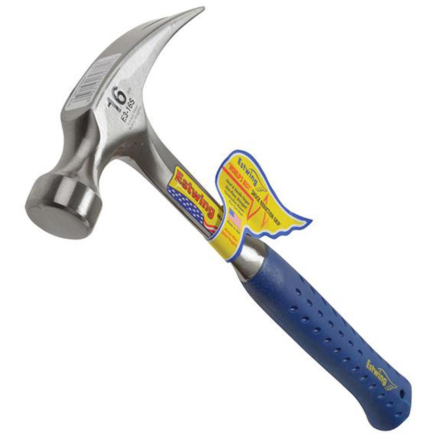Estwing Straight Claw Hammer - Vinyl Grip 450g (16oz) - Image 13