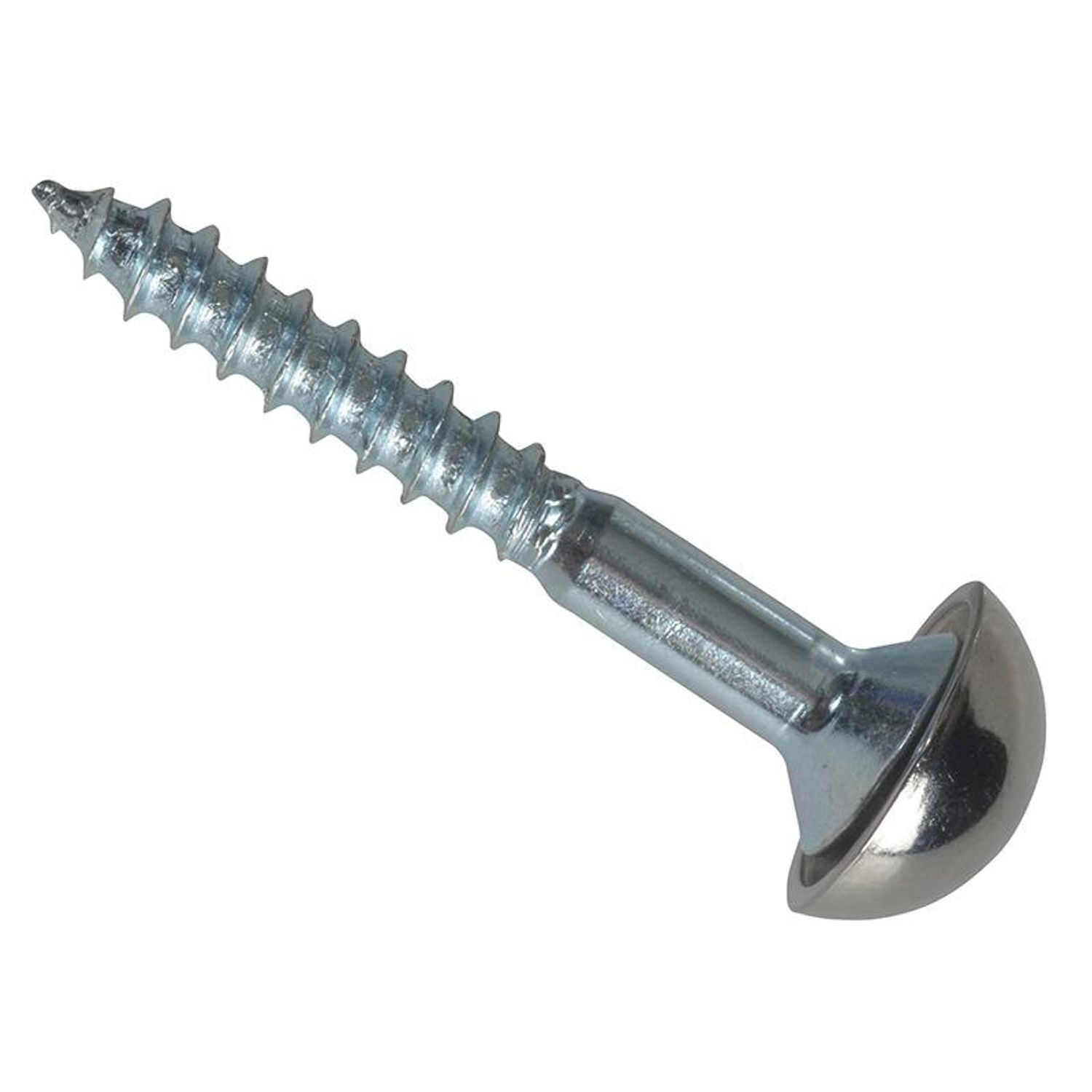 Forgefix Mirror Screws, Chrome Domed Top, Zp B - Multi Colour