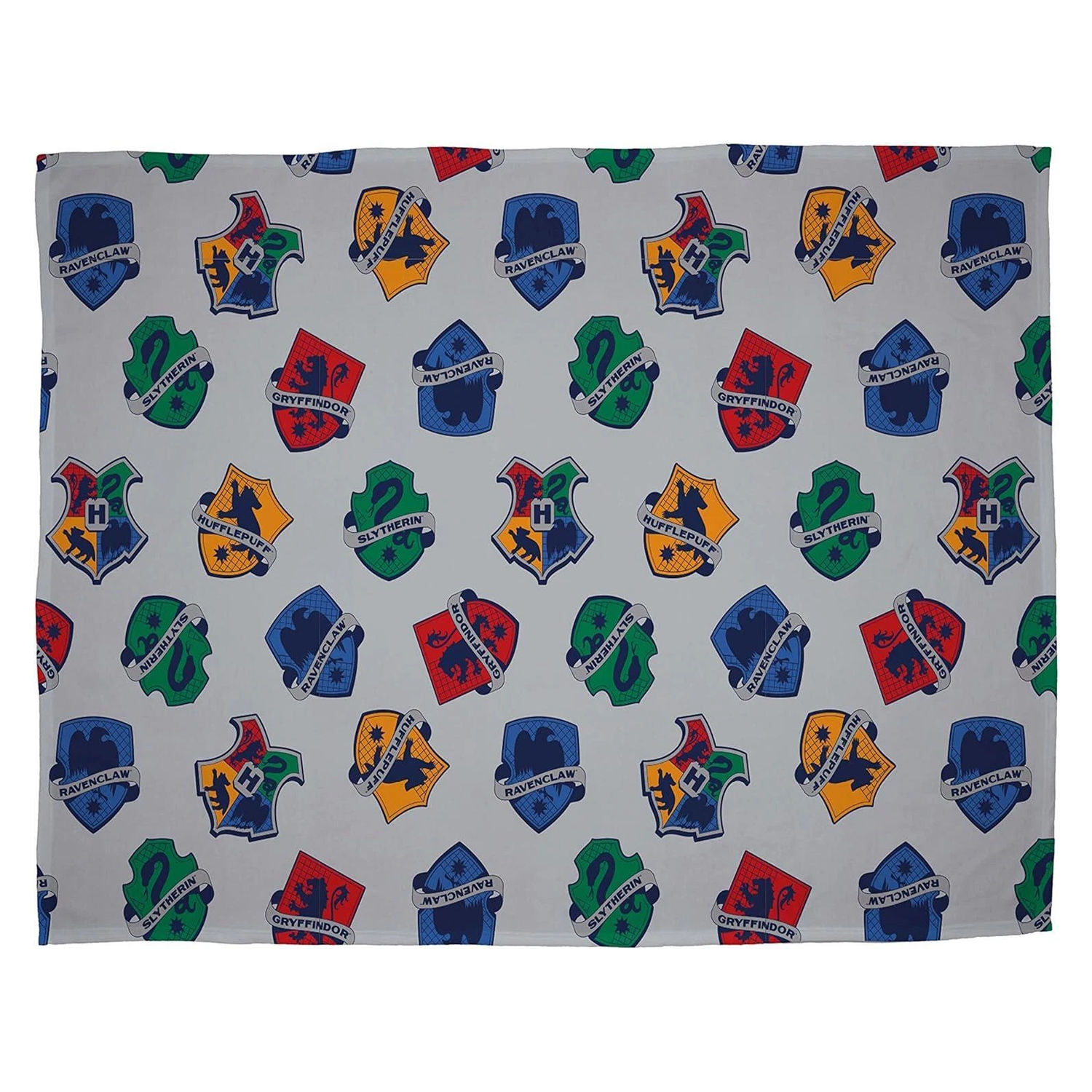 Harry Potter Fleece House Crests Blanket - Multicoloured