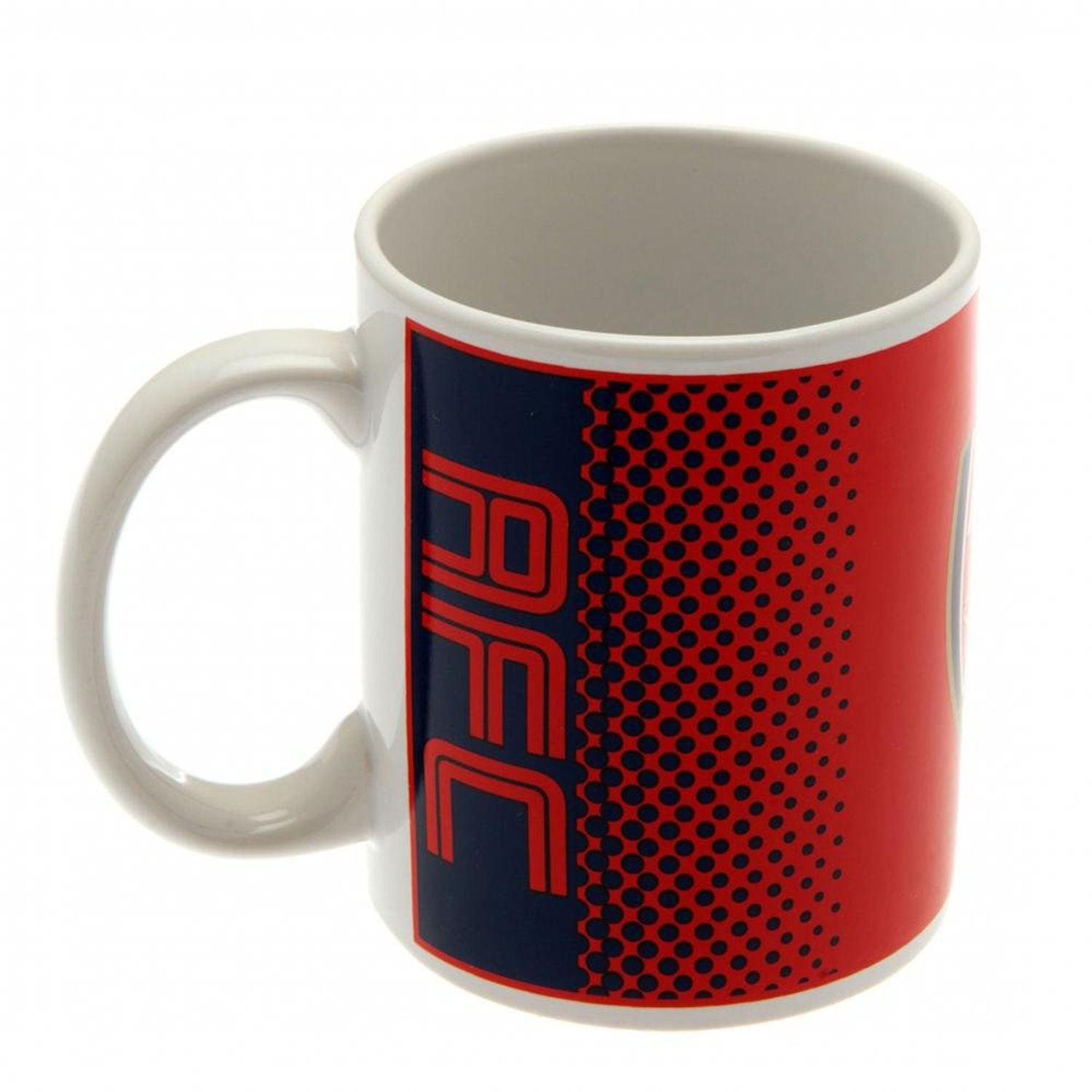 Arsenal Fc Official Football Fade Design Mug - Red/Blue/White