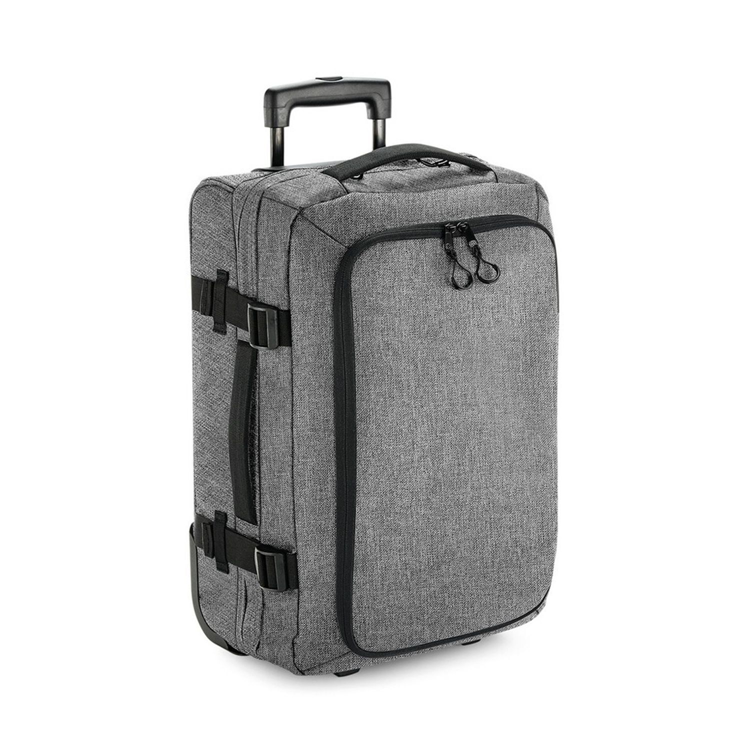 Bagbase Unisex Escape Carry-On Wheelie Bag - Grey Marl