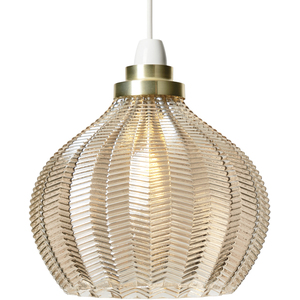 Henrietta Herringbone Glass Easy Fit Shade
